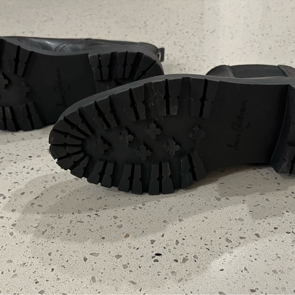 Sam Edelman NWOT Josha Black Leather Chelsea Booties 7.5 M - Picture 6 of 11